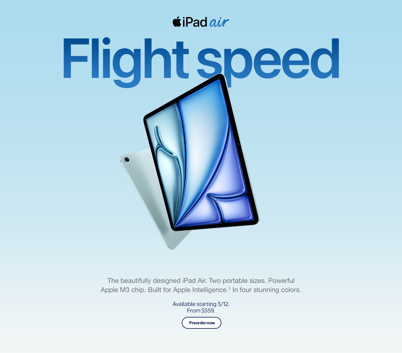 Apple iPad Air Announce - Walmart.com