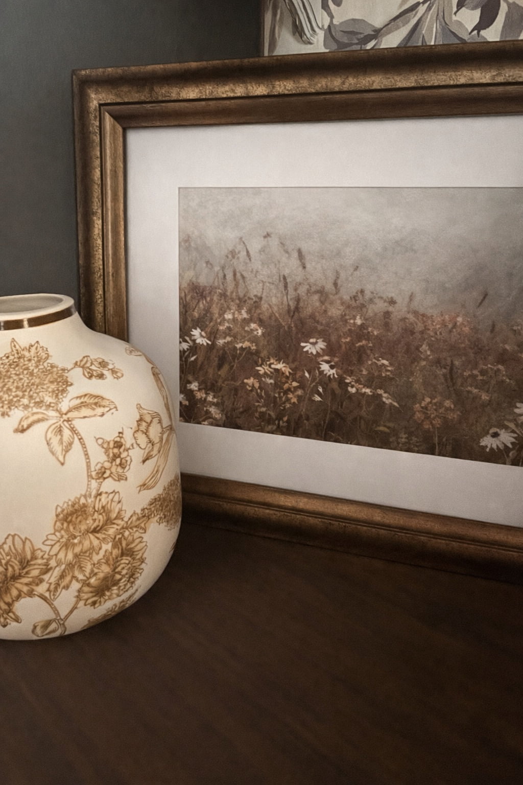 Clean, classic, and effortlessly cozy 
This white ceramic vase paired with soft brown florals brings warm, neutral charm to any space. , Shop post, 
