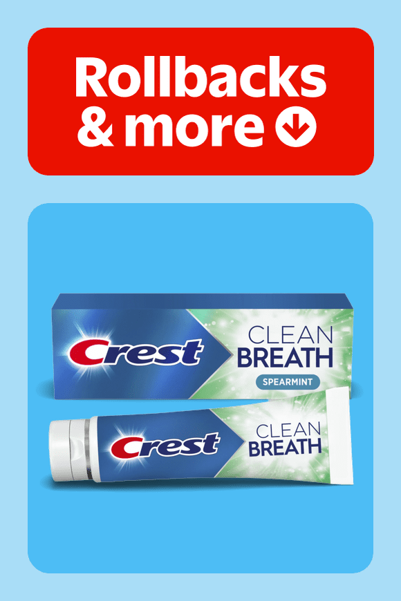 Image shows Crest Clean Breath Spearmint Toothpaste, 4.6 oz