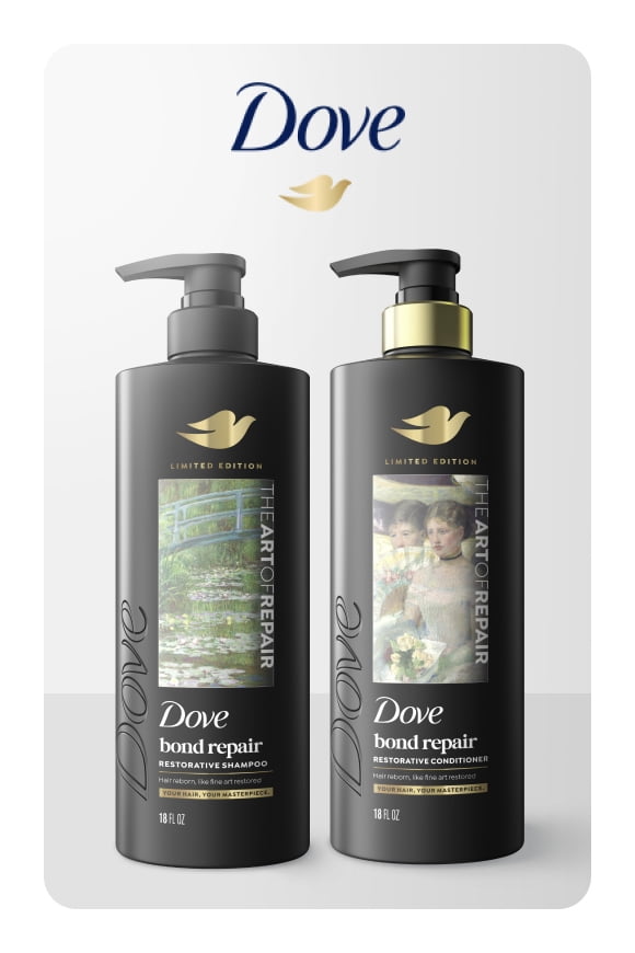 New from Dove & only here. Transform & restore hair like fine art. Shop now.