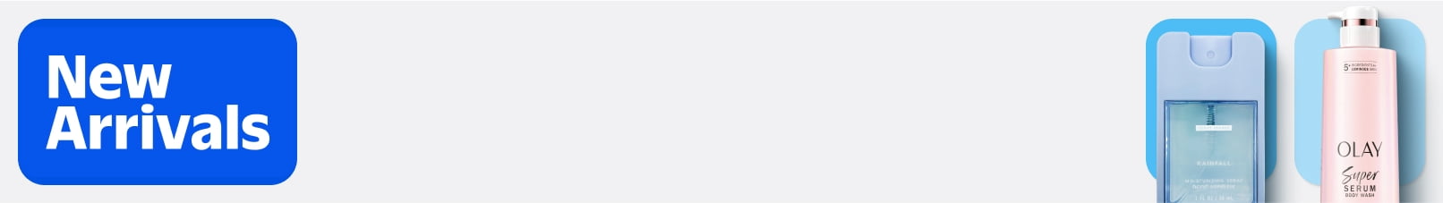 Images of an Olay product, a hand sanitizer and body cream are shown.