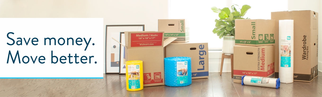 moving boxes walmart