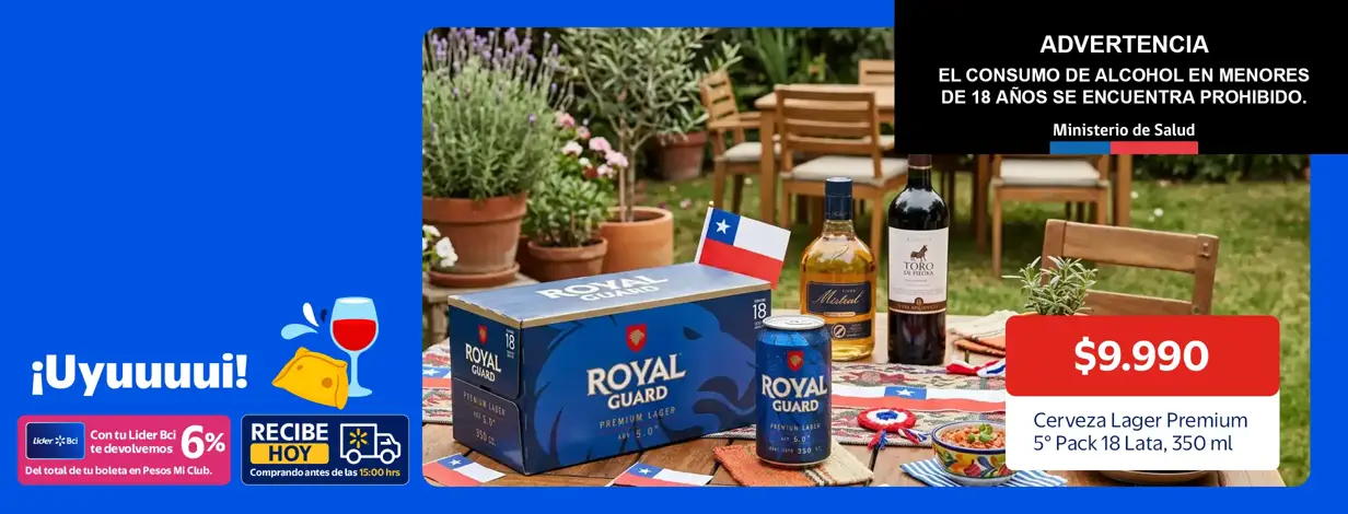 cervezas vinos lider.cl