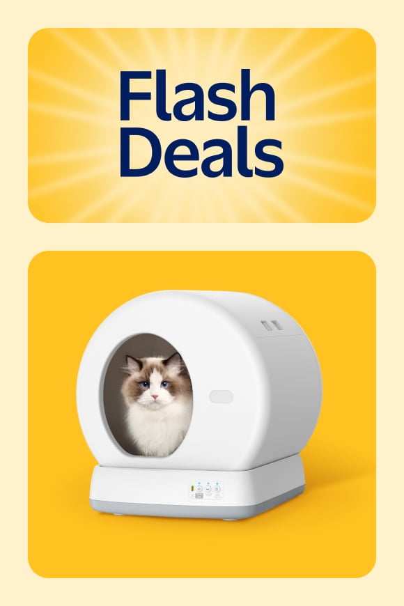 mage shows a circular white cat house.