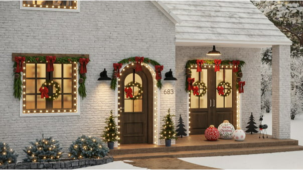 Christmas Decor Com - Christmas Home Exterior Decorations