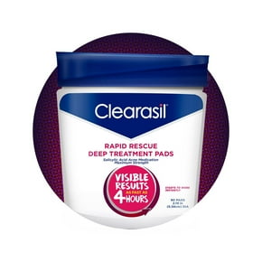 Clearasil display linking to products.
