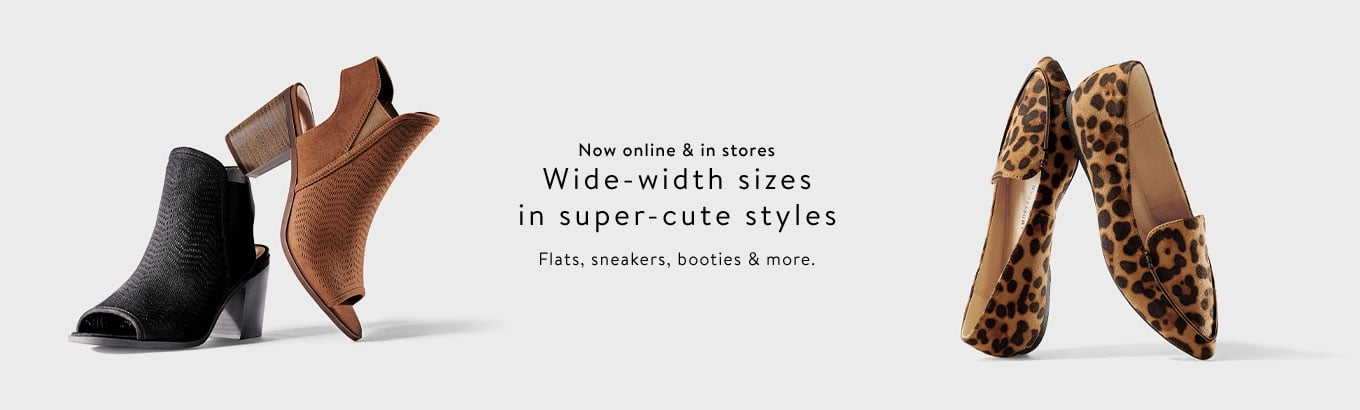 womens wide shoes online