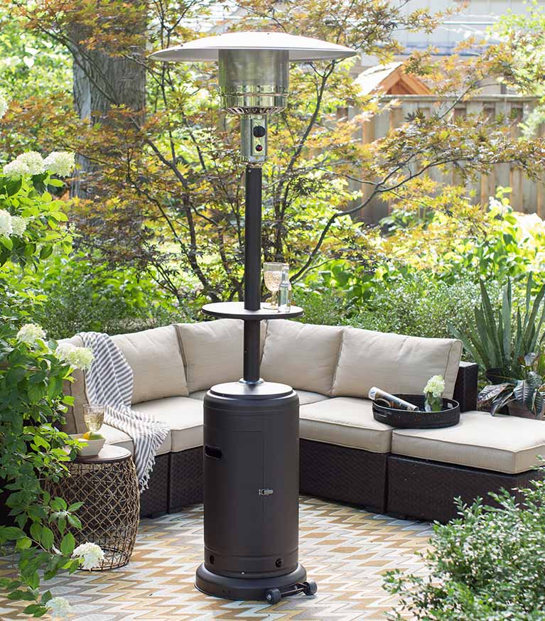 Patio Garden Stay Cozy Under A Patio Heater