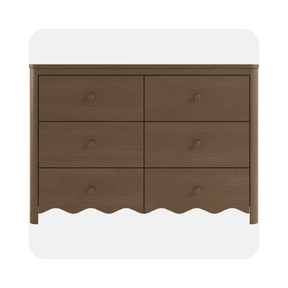 light brown crib and dresser set Windsor Sandstone Crib + Dresser 2-Piece Set main image 1