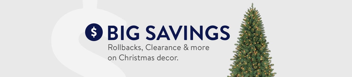 Christmas Decorations Rollbacks Clearance More On Christmas Decor