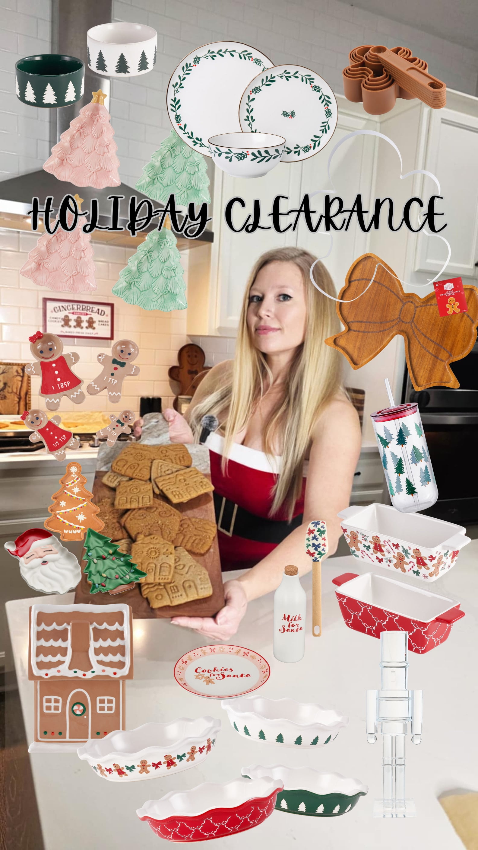 HOLIDAY HOME/KITCHEN CLEARANCE FAVE!!
BAKEWARE, MEASURING CUPS, FLATWARE HOLLY SET, APPETIZER PLATES, COOKIE JARS AND MORE!, Shop post,