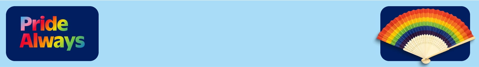 An image of an accordion hand fan with rainbow colors.