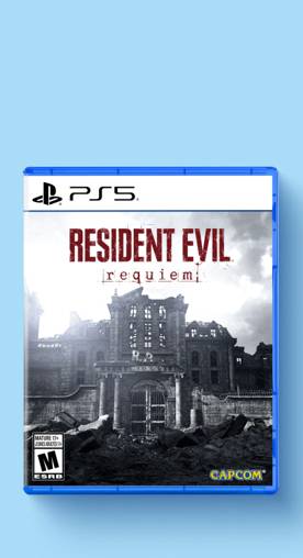 Image shows a new game for PlayStation called Resident Evil Requiem.