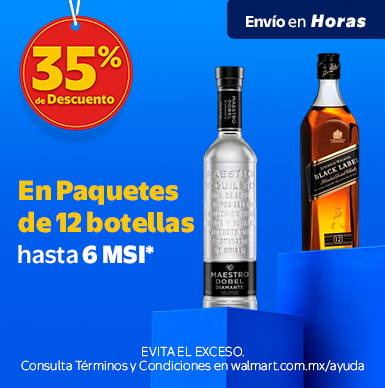 35% en Vinos y Licores + MSI