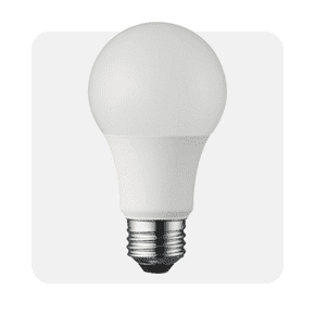 Medium base E26 light bulb