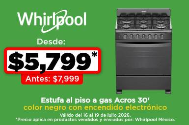 WHIRPOOL ESTUFA