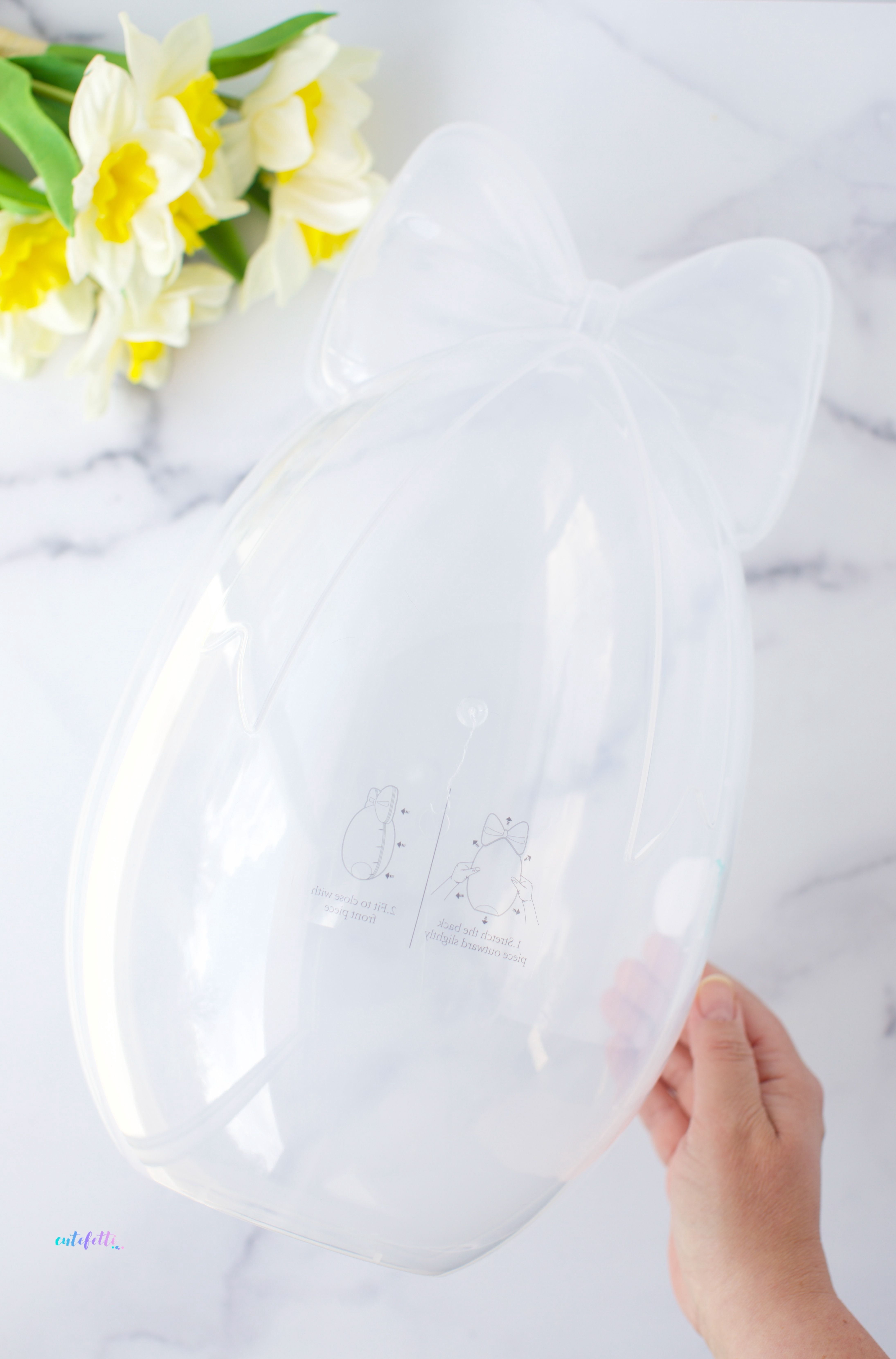 Big Easter Egg container. Perfect to fill with Easter gifts and trinkets. Can also replace an Easter Basket. So cute., Shop post, 