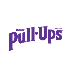 Logos of sponsors including Pull Ups, Huggies, Pedialyte, and Lego.
