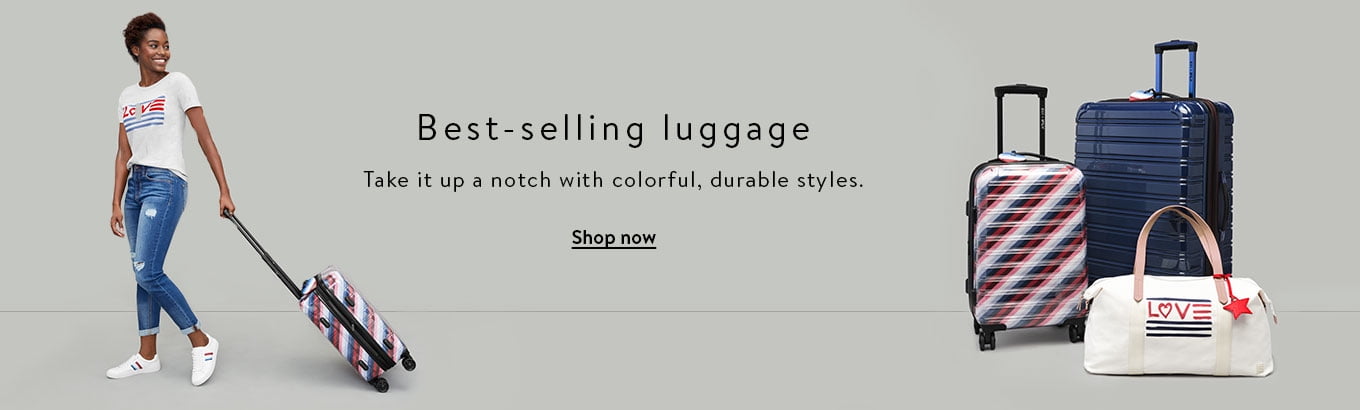 luggage in store at walmart