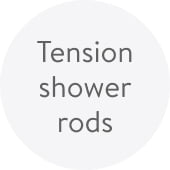 Tension shower rods