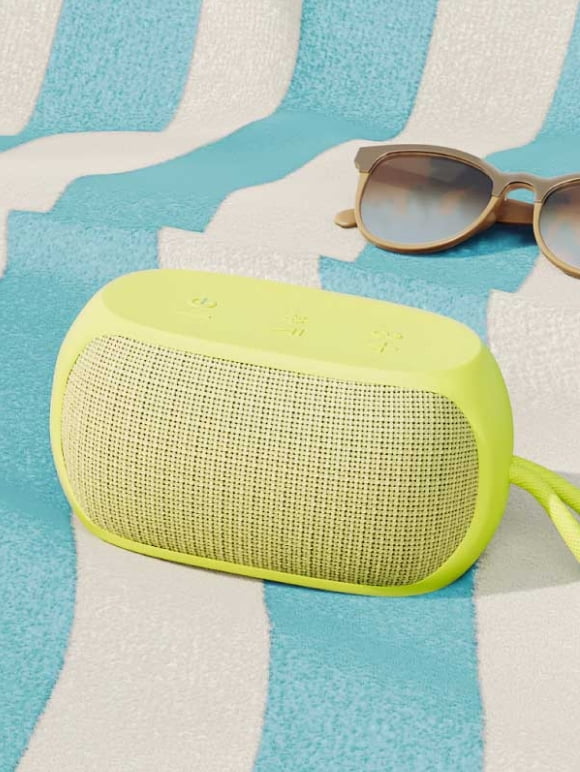 Sounds like vacay mode Find your jam with portable speakers and headphones.