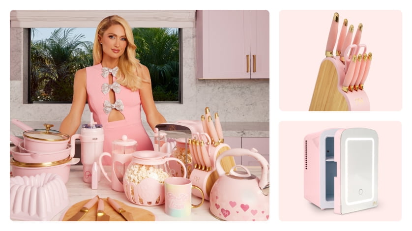 Paris Hilton's New Cookware Collection Is All Pink and Under $80
