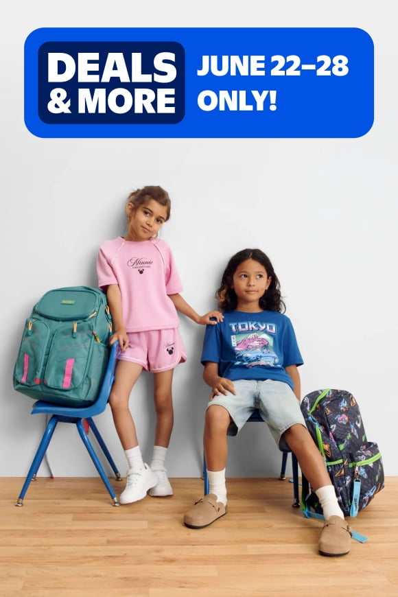 Three models in activewear with a backpack.