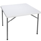 White folding tables