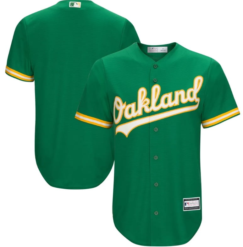 Oakland Athletics Khris Davis Kelly Green Road Cooperstown Collection Player Jersey