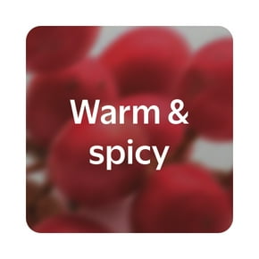 Warm & spicy fragrances.