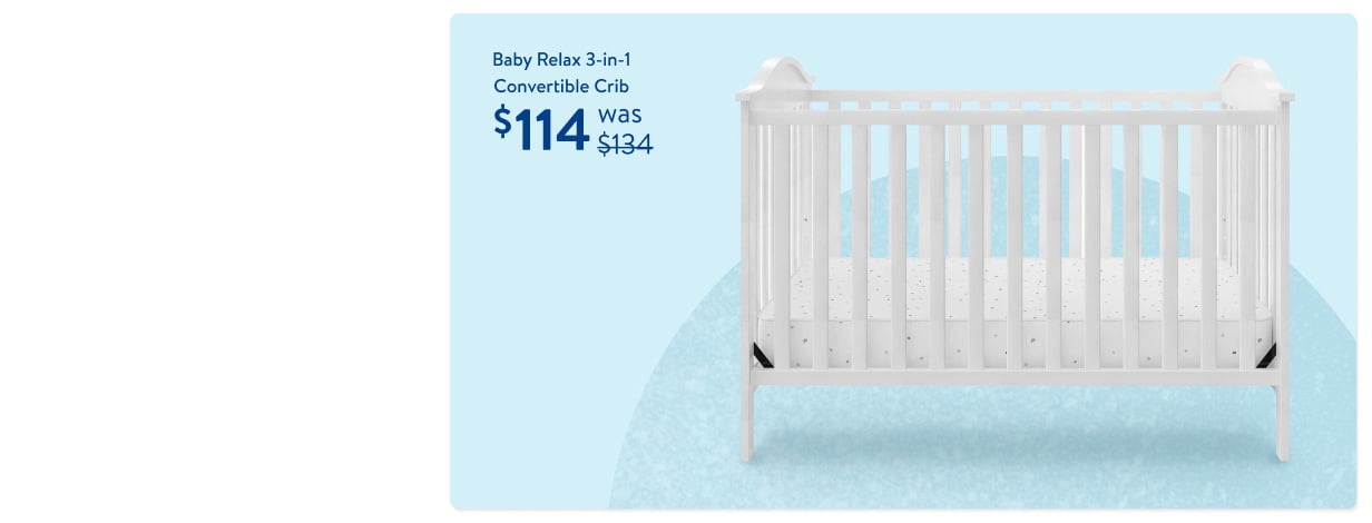 Walmart baby clearance cribs and dressers