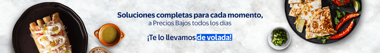 Hacemos cada comida más fácil Soluciones completas para cada momento, ahorra tiempo y dinero con nuestros precios bajos todos los días. Te lo llevamos de volada