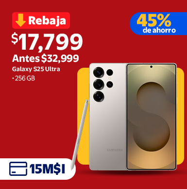 GALAXY S25 ULTRA 256 GB GRIS	¡Hasta 45% de ahorro + MSI!