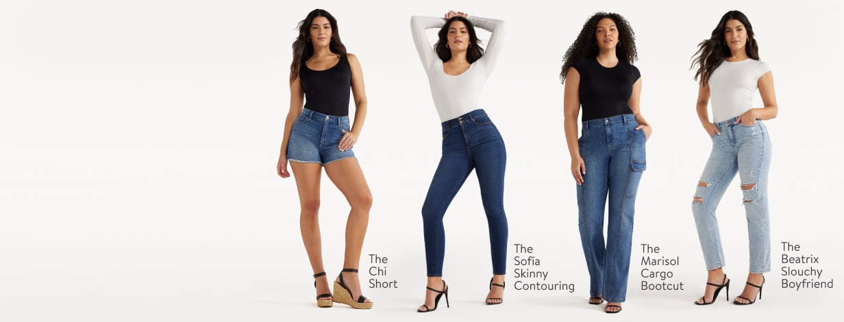 WALMART HAUL *SOFIA JEANS REVIEW* Trying On 10+ Pairs Of Sofia Vergara  Jeans 