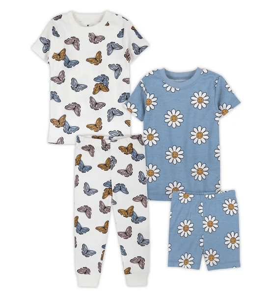 Baby Girls Nightgowns in Baby Girls Pajamas Walmart