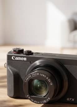 A digital camera.