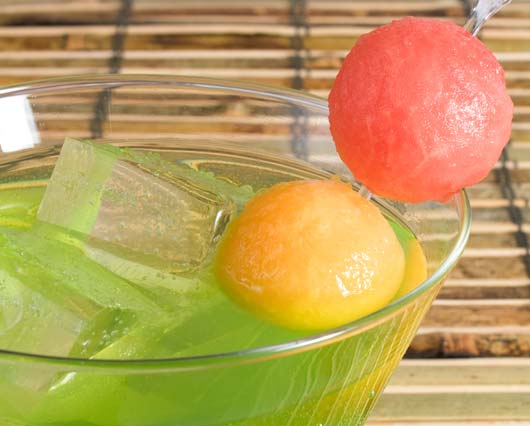 Melon fruit balls