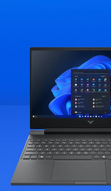 Image shows a black laptop.