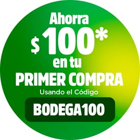 Ahorra $100 con BODEGA100