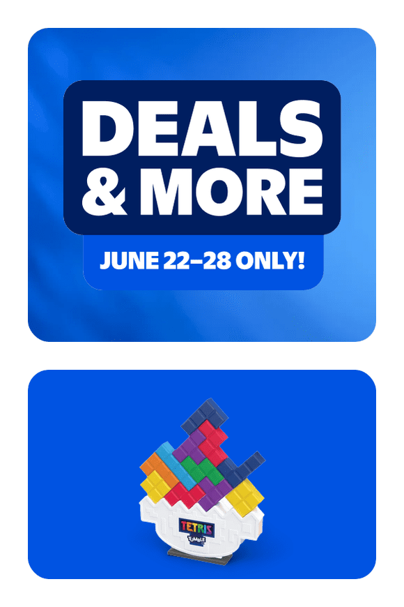 Image shows Tetris Tumble XL Stacking Game