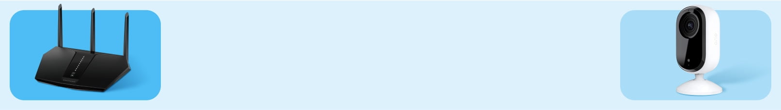 Â Router and security camera shown.