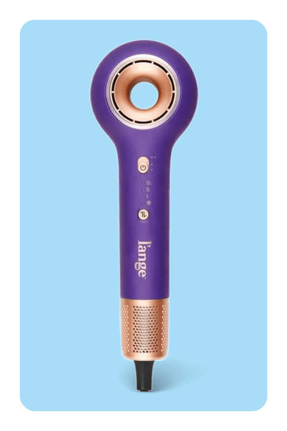 Image shows L'ANGE Hair Axia HaloRing Hair Dryer | Fast-Drying Ionic Blow Dryer for Smooth, Frizz-Free Finish | Professional High-Speed Brushless Moto