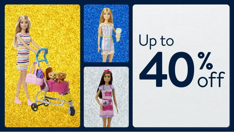 Save Up to 40% off Dolls at Walmart