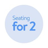 Seating for 2