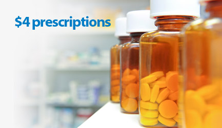 What are some benefits of the Wal-Mart prescription program?