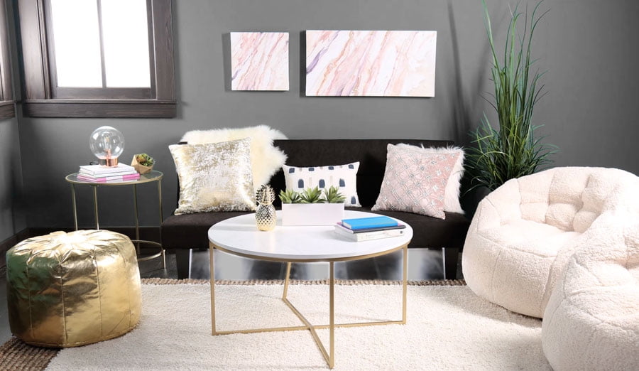 Living Room Design With Futon Ksa G Com, Futon Living Room Ideas