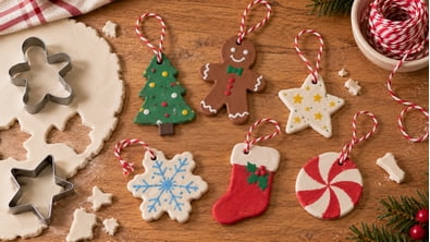 Cookie Cutter Clay Ornaments
