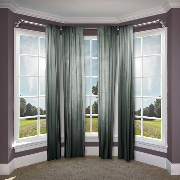 Window Treatment Ideas Com, Country Kitchen Bay Window Curtains