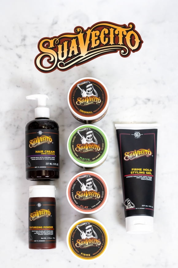 Image of various grooming products is shown. 