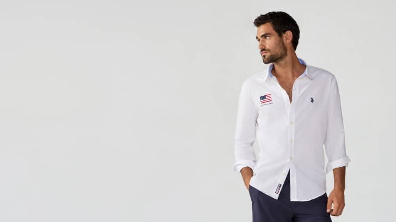 Father’s Day fashion gifts, featuring an image of a US. Polo ASSN. shirt.